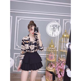 Sơ Mi Họa Tiết Chất Lụa 