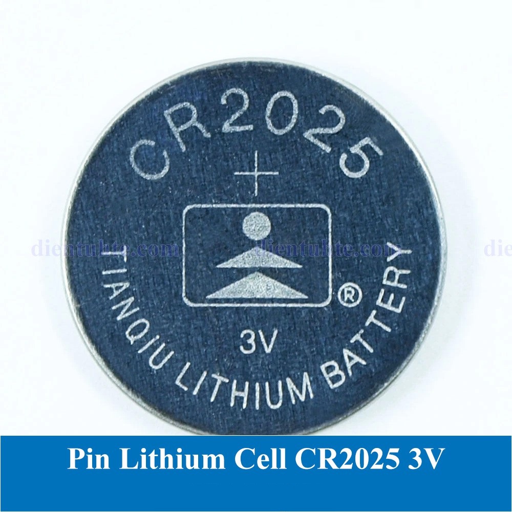 Pin Lithium CR2025 3V, Pin Cúc Áo Panasonic CR2025