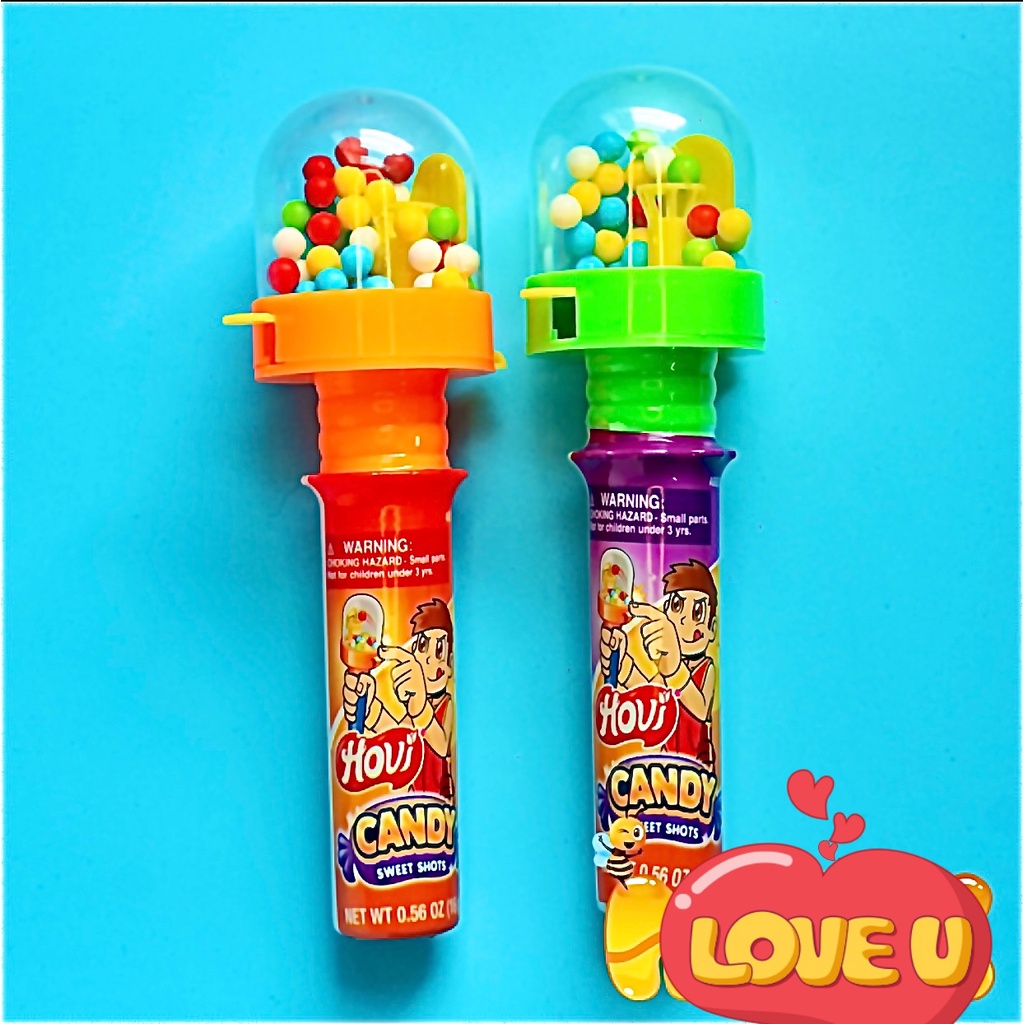 Kẹo bóng rổ Hovi Sweet cho trẻ em,kẹo đồ chơi các vị hoa quả cho bé từ 3 tuổi