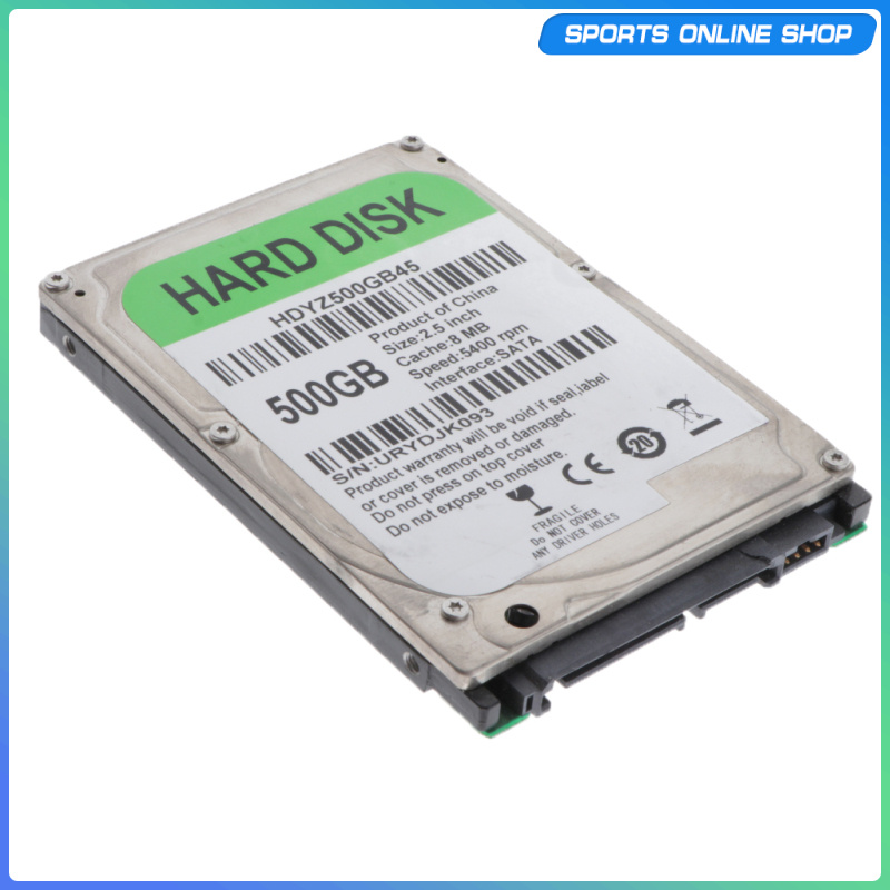 Ổ Cứng Hdd 2.5 '' 500gb