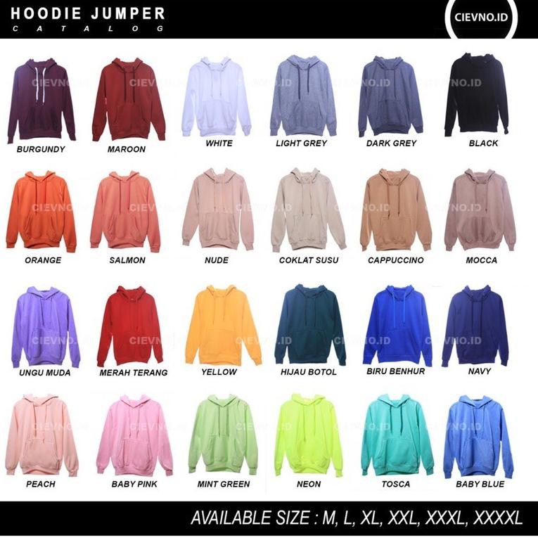 Áo Hoodie Màu Tím Nhạt Size M - Xxxl 05