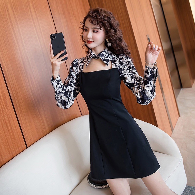 [ HOTTREND 2021] Đầm váy body dự tiệc, cắt hở ngực siêu quyến rũ, phối độc lạ sexy, họa tiết da beo | BigBuy360 - bigbuy360.vn