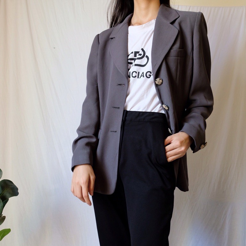 Balzer xám có độn vai-BLA014