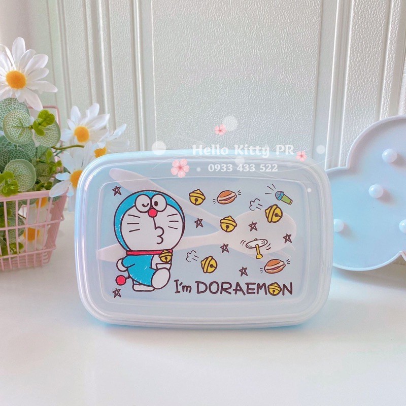 HỘP ĐỰNG THỨC ĂN HELLO KITTY - DORAEMON