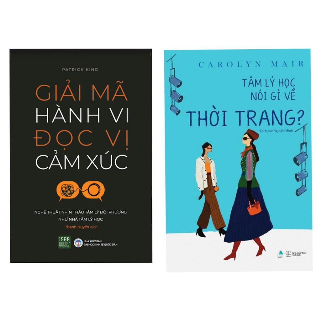Sách Combo2c:  Tâm Lý Học Nói Gì Về Thời Trang? - az + Giải mã hành vi Đọc vị cảm xúc 1980