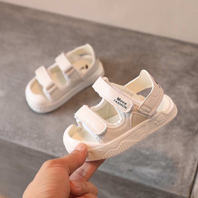 Dép Sandal Tập Đi FASHION Cho Bé Từ 1 - 2 Tuổi Đế Mềm Chống Trơn Trượt