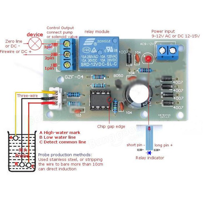 Bộ Điều Khiển Mực Nước Diy Chất Lượng Cao