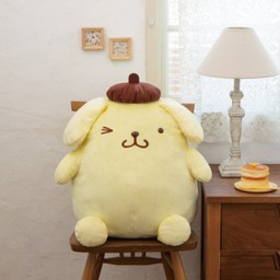 [FuRyu] Gấu bông Pom Pom Purin Sanrio siêu to khổng lồ Pompompurin Winking Plush Super Big chính hãng Nhật Bản