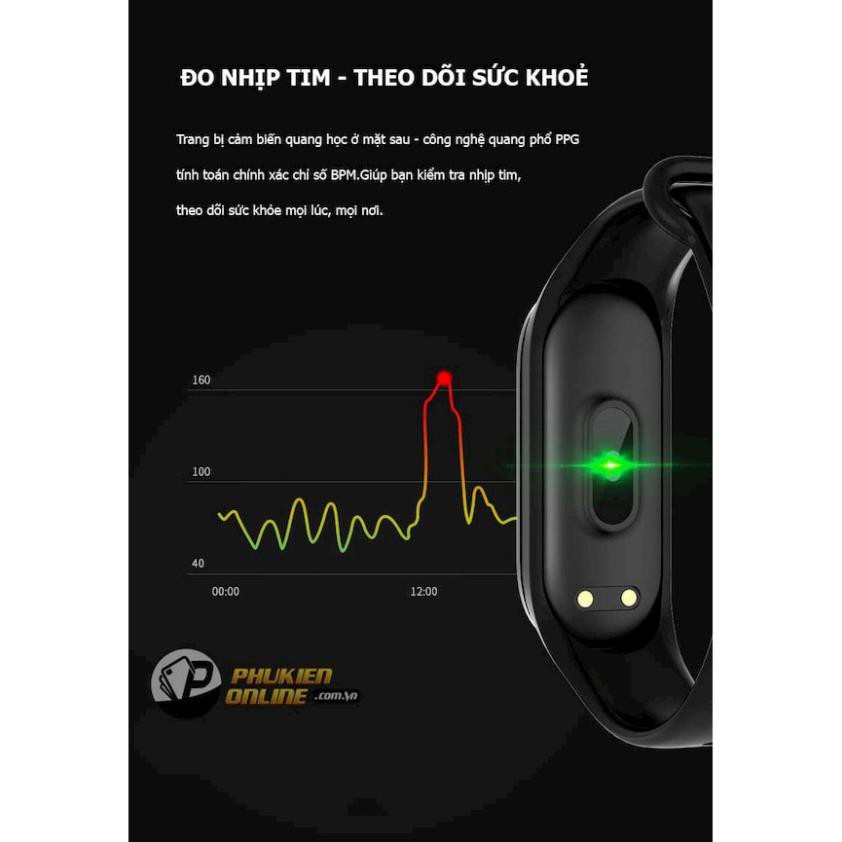 Đồng hồ thông minh YOHO M4 đo huyết áp và nhịp tim với độ chính xác rất cao.