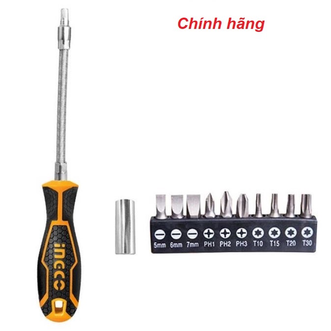 Bộ 12 tua vít thay đổi trục linh hoạt AKSDFL1208