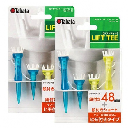 Combo 4 chiếc Tee golf dây có chân cắm phụ TABATA GV1414 hạn chế mất ty sau khi đánh