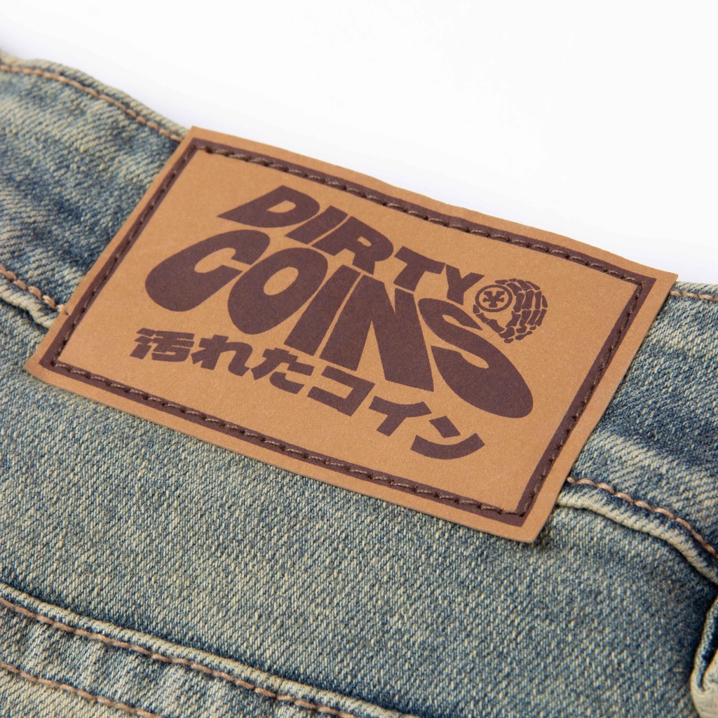 Quấn DirtyCoins Rock Star Jeans - Moss Blue
