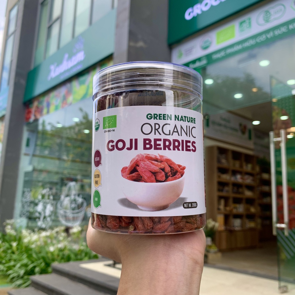 Kỷ Tử Hữu Cơ 200gr Green Nature - XanhSam Organic