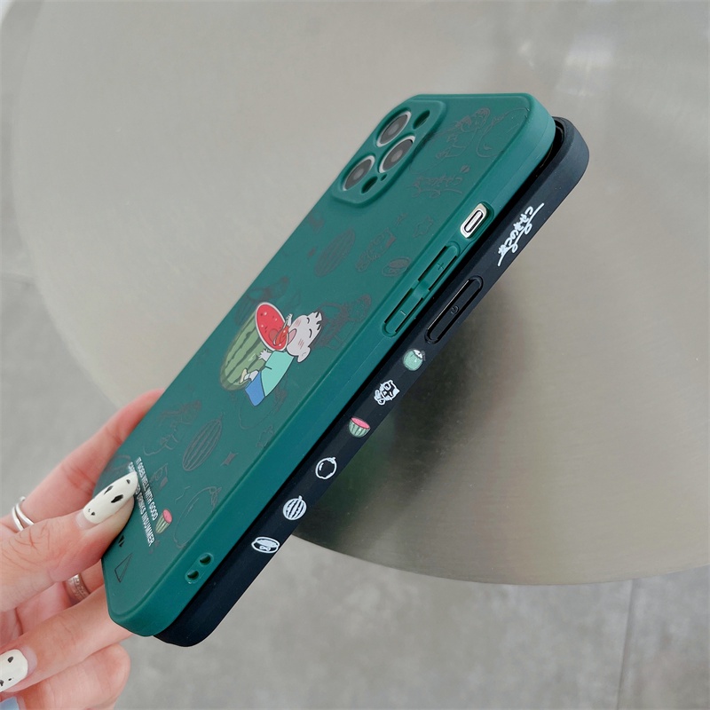 Ốp Điện Thoại Silicon Chống Rơi Họa Tiết Hoạt Hình Cho iPhone 12 13 11 PRO MAX XR 11 12 PRO X XS MAX