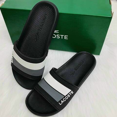 [FULL BOX] DÉP LACOSTE CAO CẤP KIỂU DÁNG BASIC CHO NAM VÀ NỮ - DÉP LACOSTE CAO CẤP