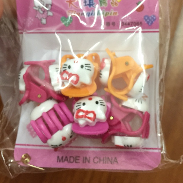 Set 5 cặp tóc Kitty cho bé