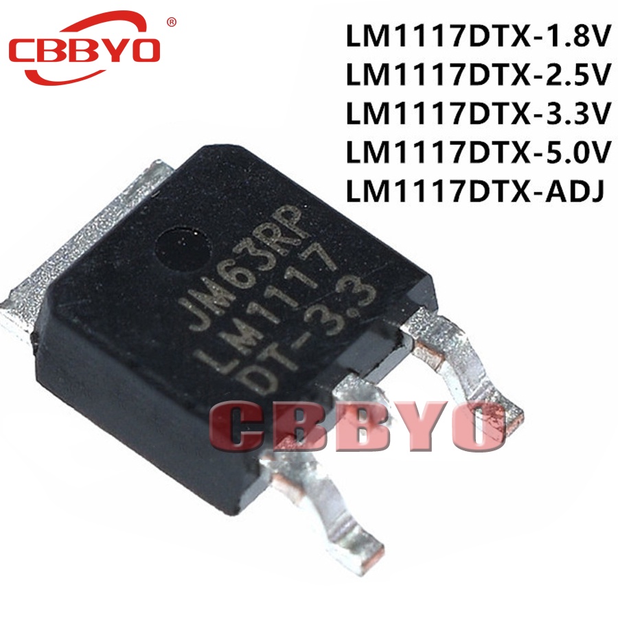 10 chiếc LM1117DT-3.3 TO252 LM1117-3.3 LM1117DT TO-252 LM1117DT-1.8 LM1117DT-2.5 Lm117dt-5.0 LM1117D