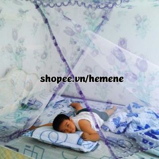 Mùng vol cao cấp có cửa 1m6 x 2m x cao 2m