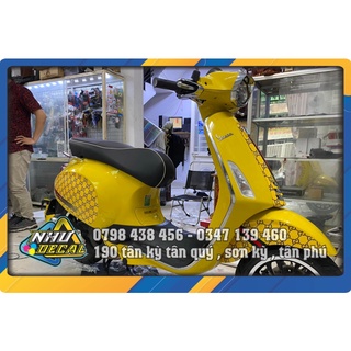 Tem rời gucci xe vespa 2014