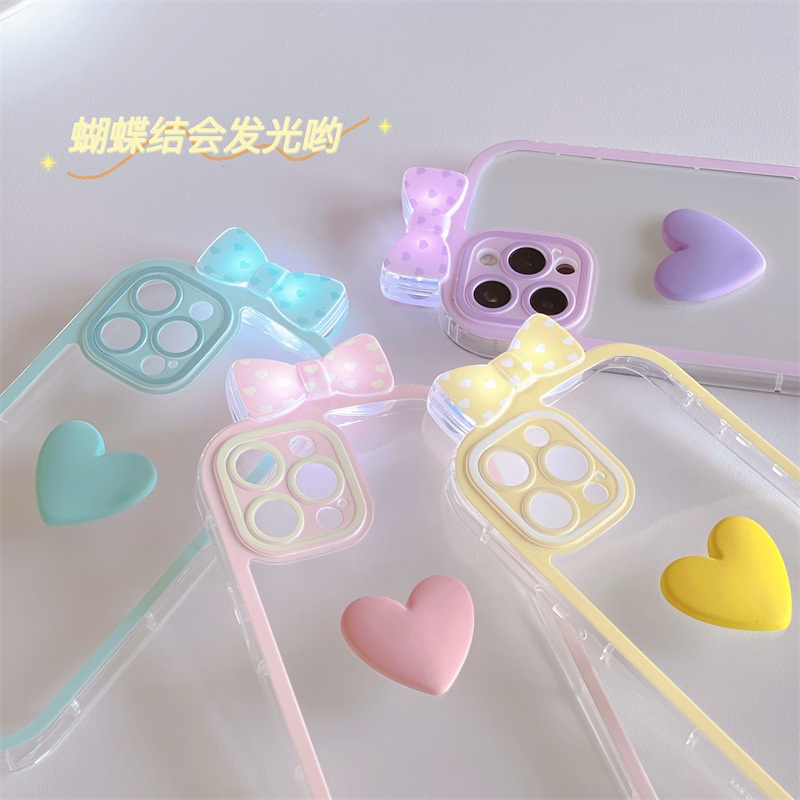 Ốp Lưng HìNh Nơ Dễ Thương Cho iphone 11 12 Pro Max xr