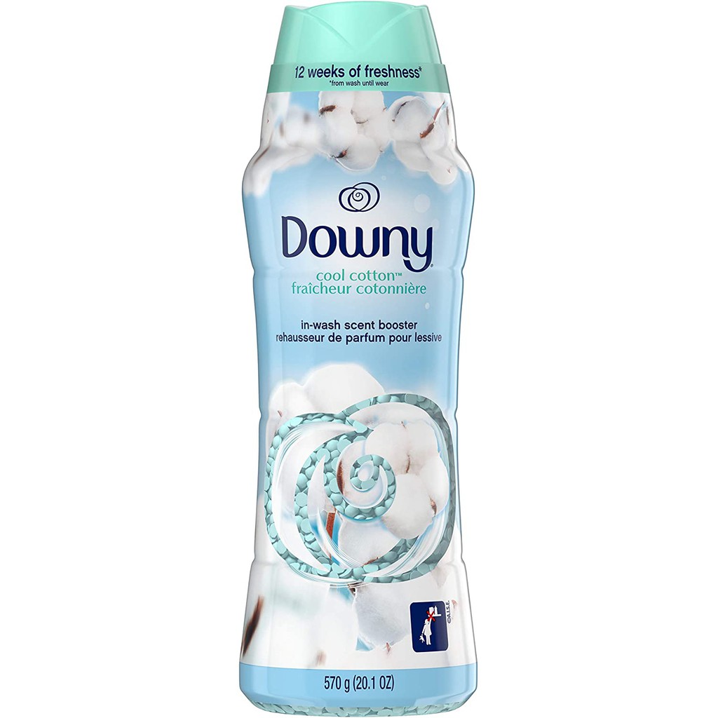 Hạt Xả Giúp Thơm và Mềm Vải Downy in-Wash Scent Booster Beads Cool Cotton 570g (Mỹ)