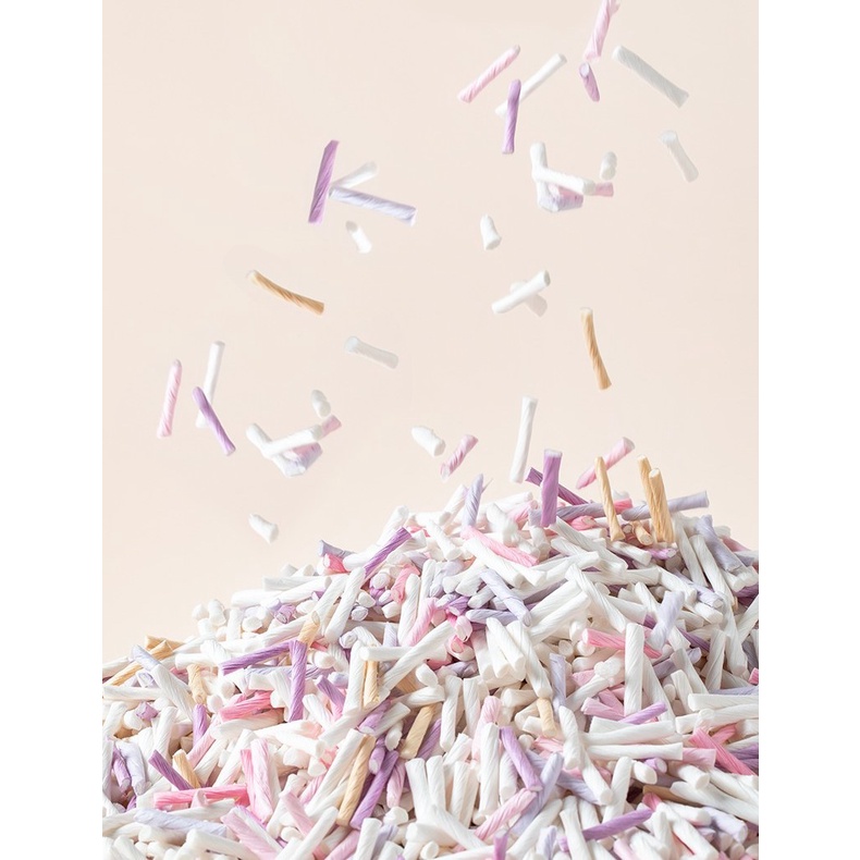 Giấy viên cuộn lót chuồng Bucatstate 400gr cho hamster, sóc