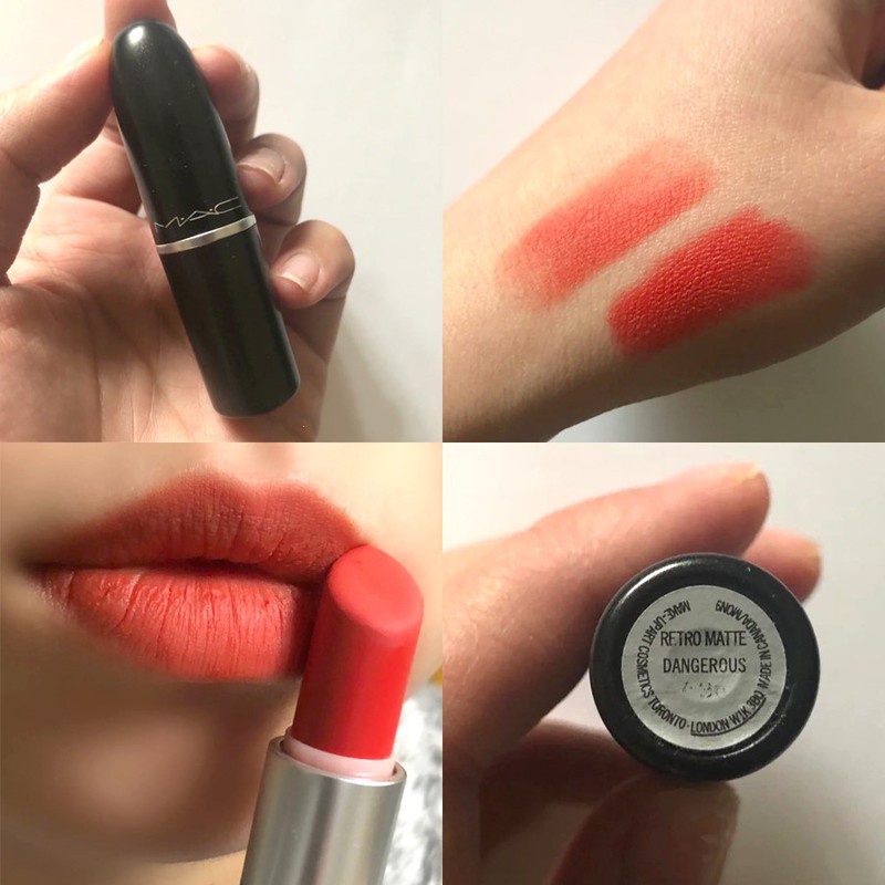 SON LÌ MAC RETRO MATTE LIPSTICK DANGEROUS CHÍNH HÃNG - 8970