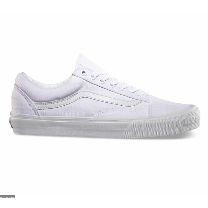 💜 Giày Vans Old Skool All White Chính Hãng Classic