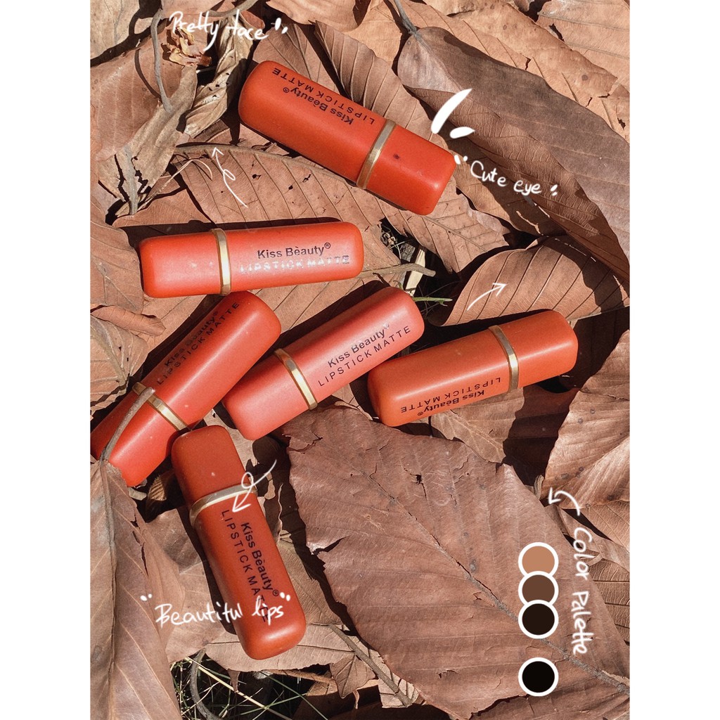 Son Thỏi Lì Tone Đỏ Kiss Beauty 35795 Chính Hãng Nội Địa sỉ tốt - GIÁ GỐC 12 | BigBuy360 - bigbuy360.vn