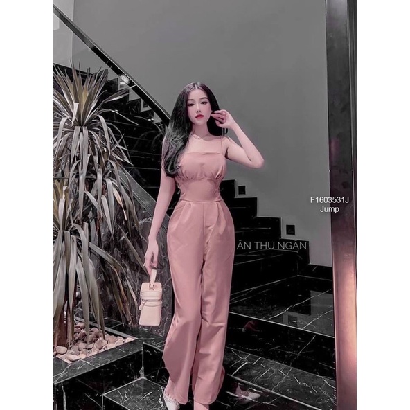 Jumpsuits dài 2 dây ống suông