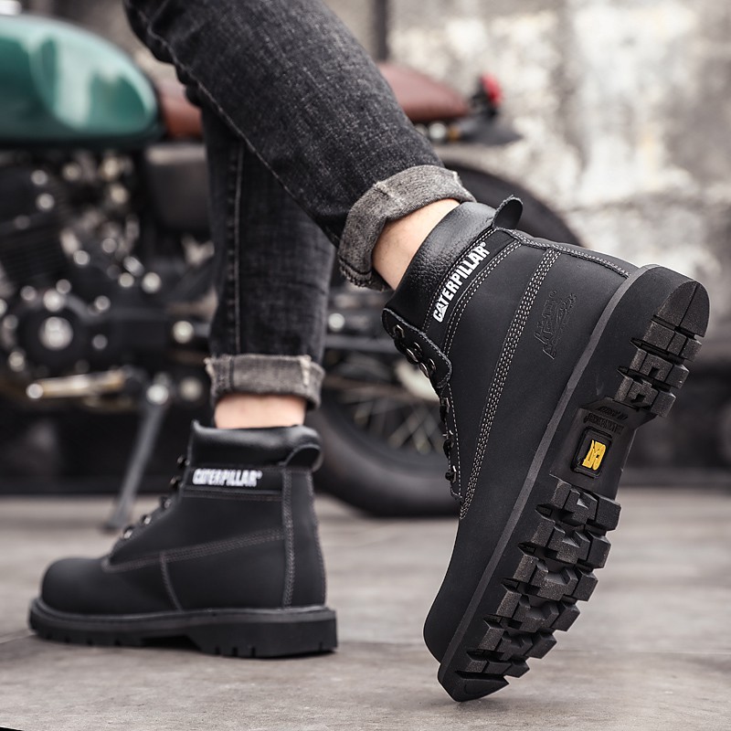 Giày Boot Cao Gót Mũi Mềm Màu Trơn Thời Trang Công Sở