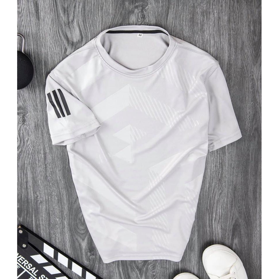 Áo Thun Tập GYM Nam Thể Thao Dập Vân Ép Cao Tân, Chất Thun Lạnh, Co Giãn 4 Chiều TS99 | BigBuy360 - bigbuy360.vn