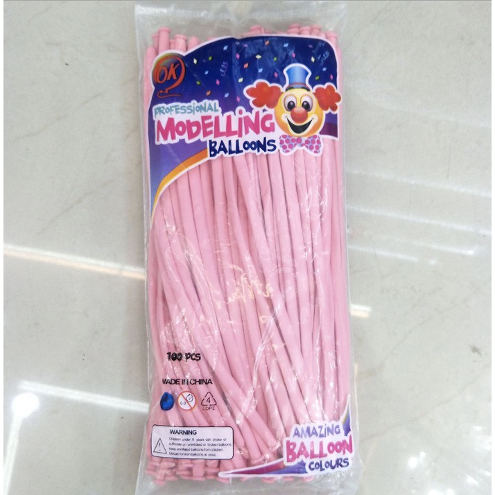 Bóng Dài Giun 260 Màu Pastel sỉ 35k
