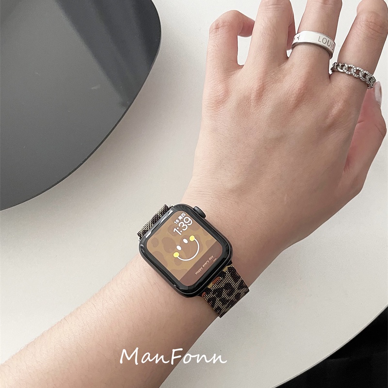 Dây Đeo Nam Châm Cho Đồng Hồ Thông Minh Apple Watch 41mm 45mm 44mm 40mm 42mm 38mm iWatch 7 6 5 4 3 2
