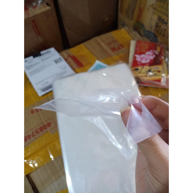 1kg túi bóng kính dẻo các loại size (ko có keo dán)