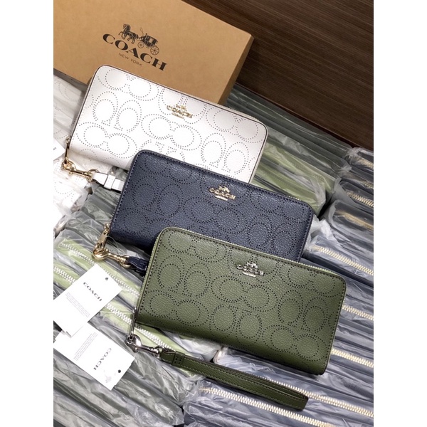 Ví Coach Long Zip full box sang chảnh