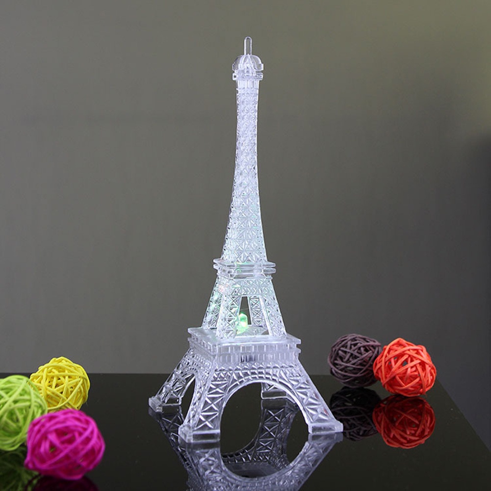 Đèn ngủ LED hình tháp Eiffel thay đổi màu sắc