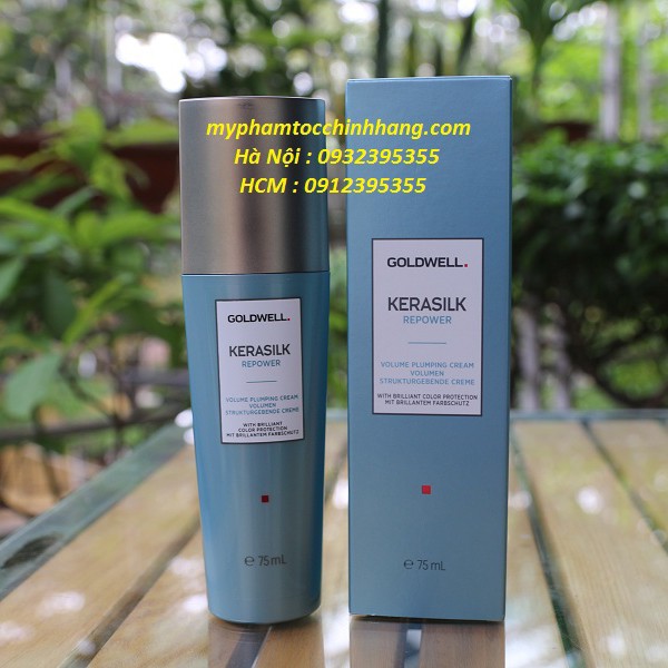 XẢ KHÔ DẠNG KEM TẠO ĐỘ PHỒNG GOLDWELL KERASILK REPOWER VOLUME 75ML