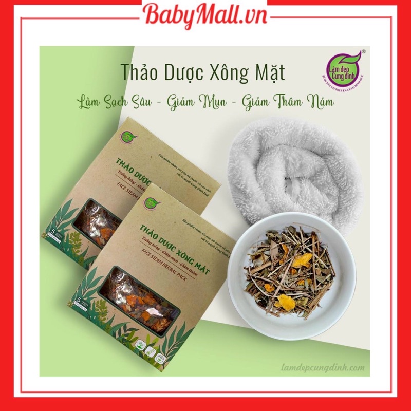 Thảo dược xông mặt Cung Đình Bảo Nhiên