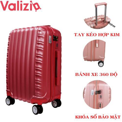 Vali kéo chống va đập, Vali du lịch tay kéo nhôm không rỉ sét VALIZIO 840