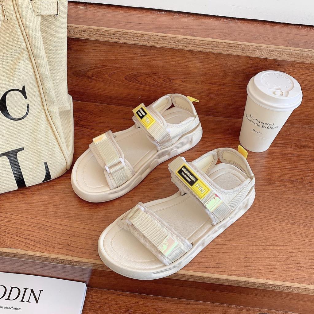 Sandal Nữ Quai Dù Hàn Quốc Quai 3 Màu Hot Trend 2022