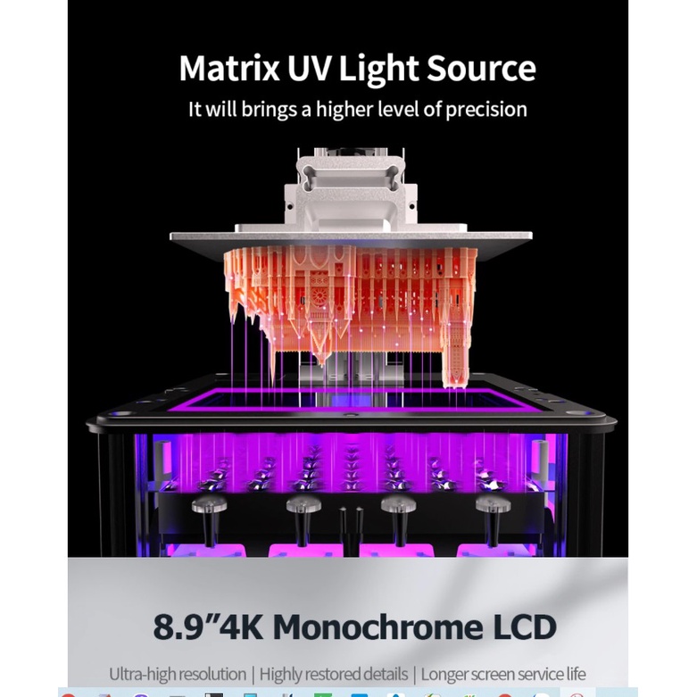 NOVA3D sản phẩm mới Máy in 3d 4K