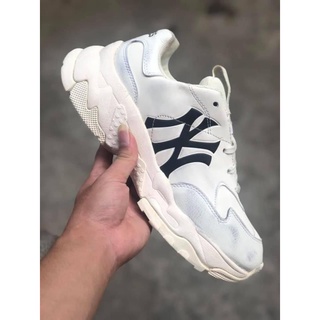 Giày thể thao nam nữ đế cao NY bẩn,Giày 𝐌𝐋𝐁 Đen NY Trắng bẩn