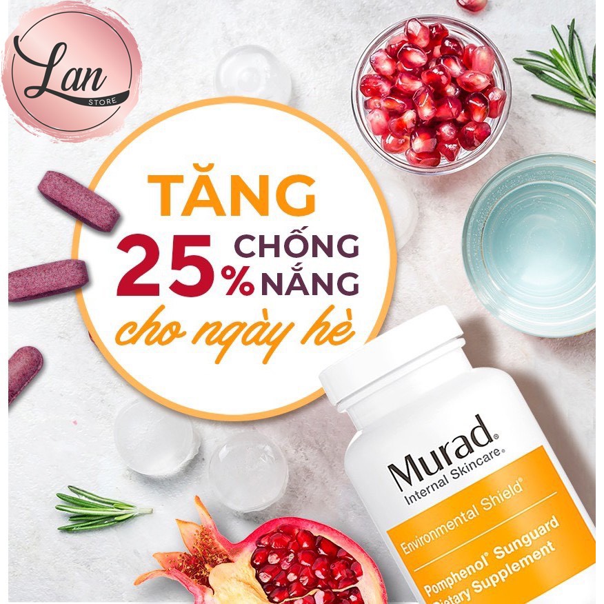 Viên Uống Chống Nắng Murad Chiết Xuất Từ Quả Lựu Pomphenol Sunguard Dietary Supplement 60 Viên | BigBuy360 - bigbuy360.vn