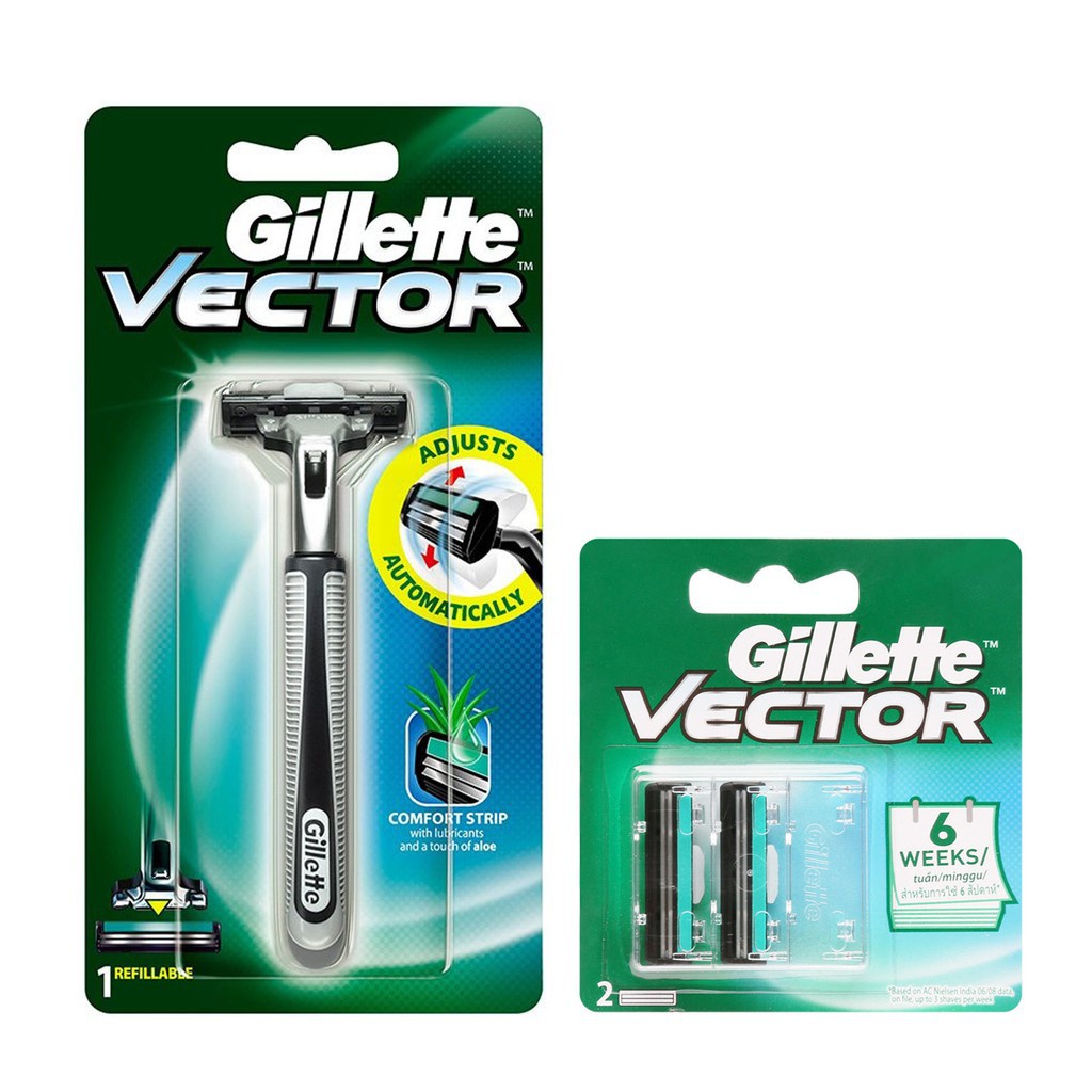 Bộ BÀN CẠO GILLETTE VECTOR