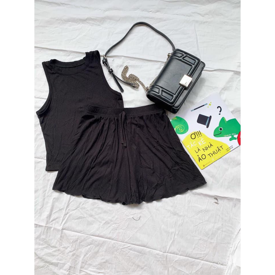 Bộ ngủ 3 lỗ chất tăm lạnh mát / mặc nhà thoải mái, dễ chịu/ kho buôn thu hà /kho buôn thu hà