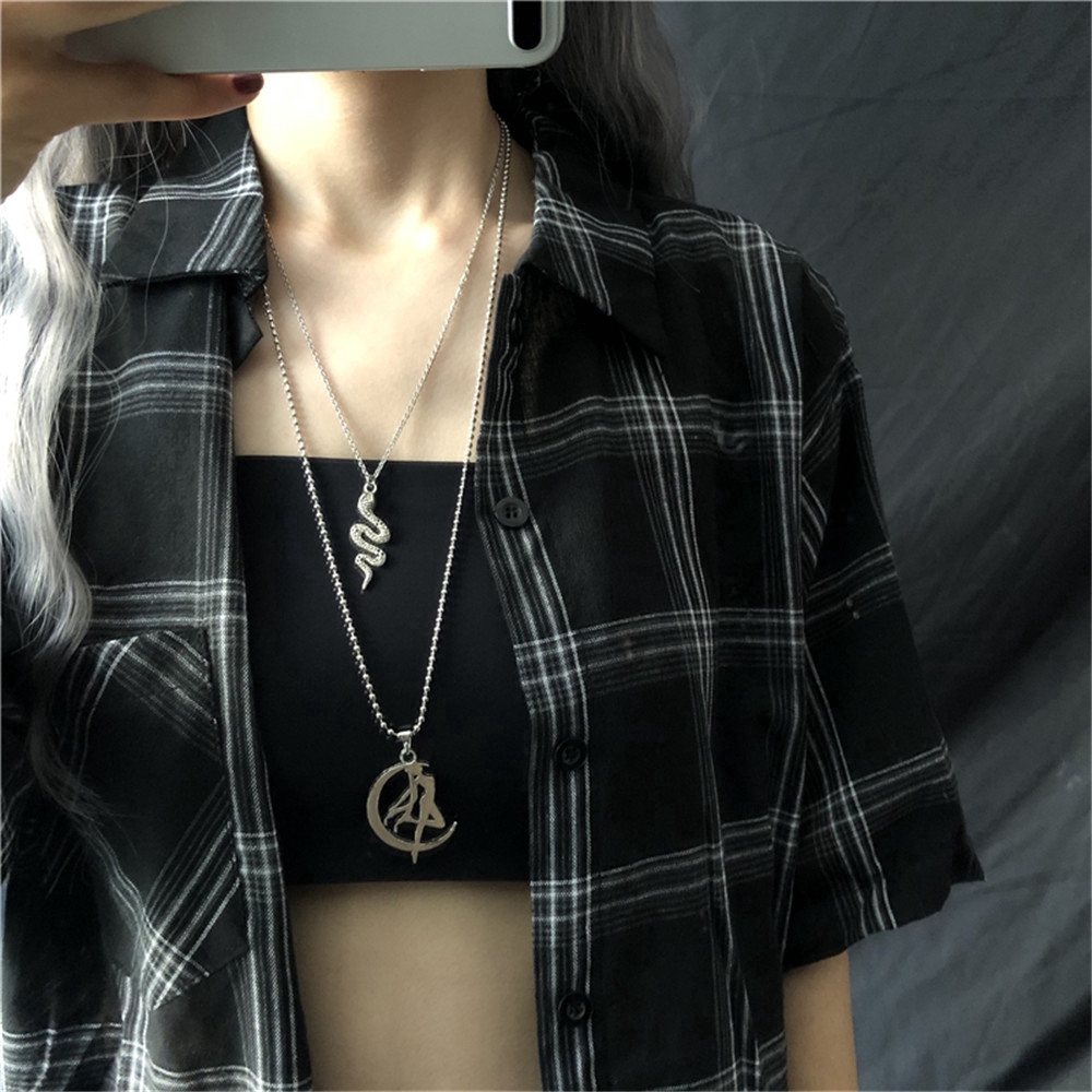 Dây Chuyền Hình Rắn Phong Cách Retro Cá Tính