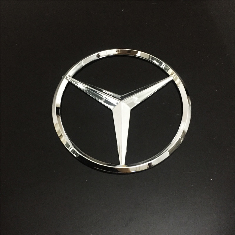 Miếng Dán logo Trang Trí Cốp Sau Xe Hơi Mercedes-Benz 9cm 90mm