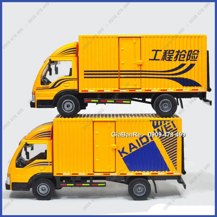 Xe Mô Hình Kim Loại Xe Chở Hàng Chuyên Dụng Tỉ Lệ 1:50 - KDW - 9912