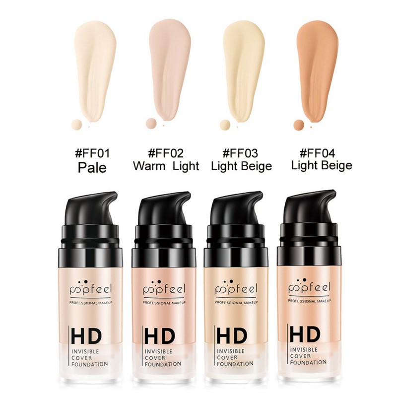 [Hàng mới về] Kem nền POPFEEL che khuyết điểm dưỡng ẩm 4 màu | BigBuy360 - bigbuy360.vn